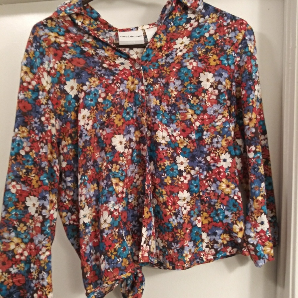 Women's Floral Dress Shirt